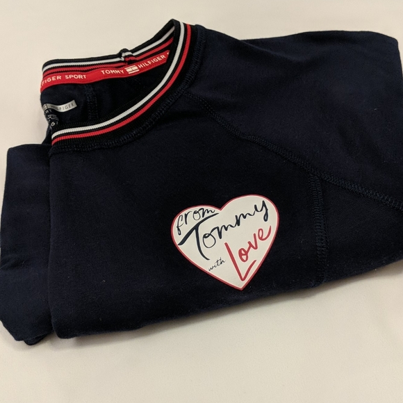 NWT Tommy Hilfiger Navy Blue Long Sleeve Top! - Picture 7 of 8